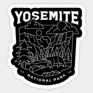 Yosemite National Park Sticker